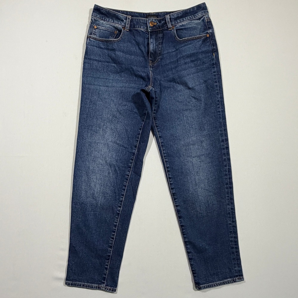 Talbots Everyday Relaxed Jeans Women 6 Dark Wash Stretch Straight Classic Casual